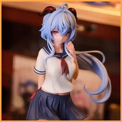 Genshin Impact Figur Ganyu Figur Schuluniform Ganyu Figur Schönes Mädchen G