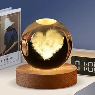 Sternzeichen Kristallkugel Konstellationen 3D-Glas Basteldekoration