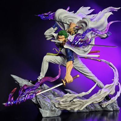 One Piece Figur Roronoa Zoro 22cm Anime GK Statue PVC Modell Sammlung Deko