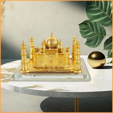 Taj Mahal Metall Modell Indien Antik Bronze Deko Figur Souvenir Architektur