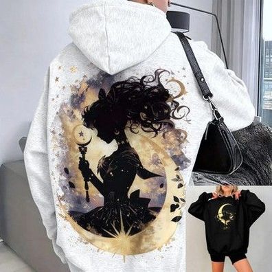 Vintage Sailor Moon Anime Hoodie Damen Herren Casual Streetwear