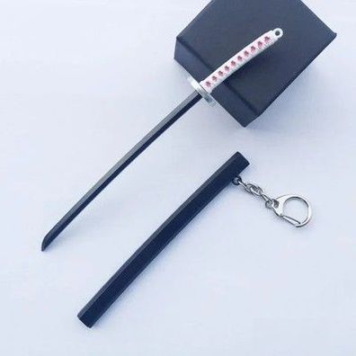 Demon Slayer Schwert Schlüsselanhänger Mini Katana Samurai Schlüsselanhänger