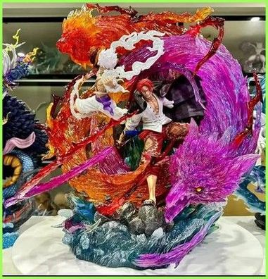 One Piece Figuren Luffy Nika & Shanks GK Anime PVC Statue Modell Sammlung Deko 2