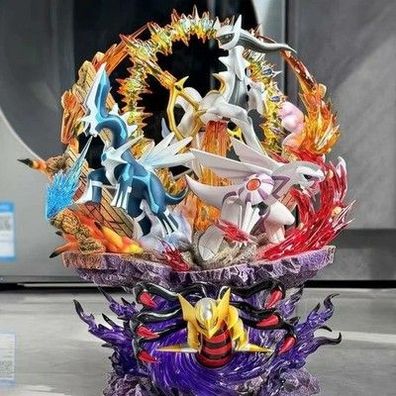 Dialga Palkia Giratina Pokemon Figur Gen 4 legendäre Monster Figur Model