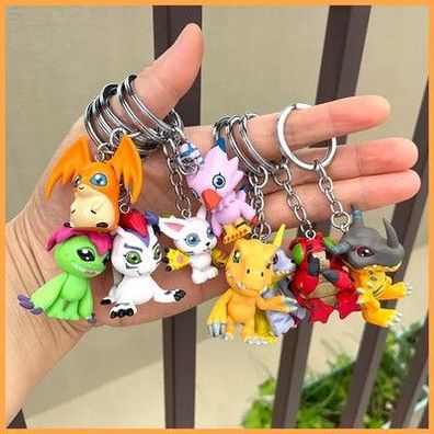 Digimon Adventure Series Agumon und sein kleiner Partner Piyomon Schmuck G