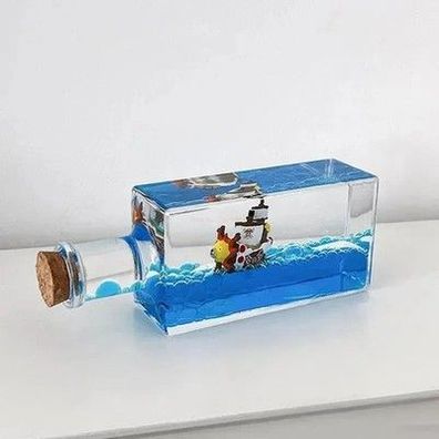 One Piece Schiff Deko Thousand Sunny Barco Fluid Drift Flasche