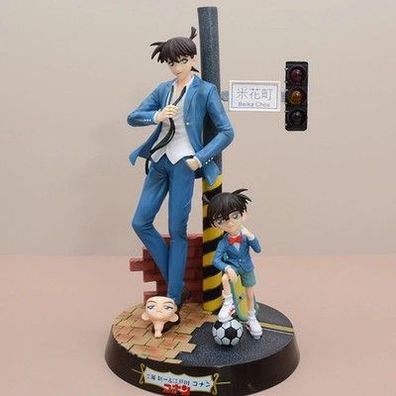 Detektiv Conan Figuren Set Shinichi Ran Haibara GK Anime Statue Modell