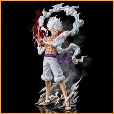 One Piece Figur Gear 5 Ruffy Nika Anime PVC Statue 25cm Modell Sammlung Deko