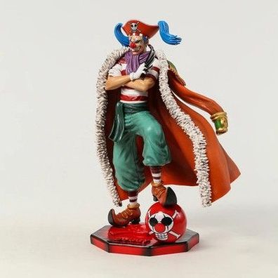 One Piece Figur Buggy der Clown Vier Kaiser Anime PVC Statue 26cm Modell Sammlun