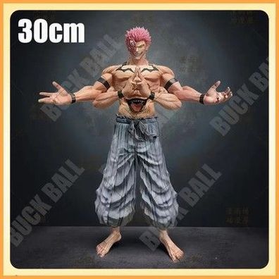 Ryomen Sukuna Figur Jujutsu Kaisen Anime Figur 30cm PVC Gk Statue Figur Modell S