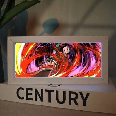Demon Slayer Anime Merchandise Led Nachtlicht Exquisite Malerei Schlafzimmer Atm