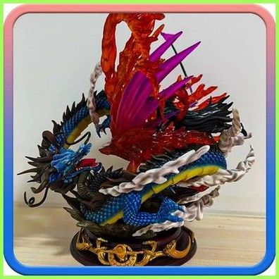 One Piece Figur Zoro vs Kaido Anime PVC GK Statue Jubiläum Modell Sammlung Deko