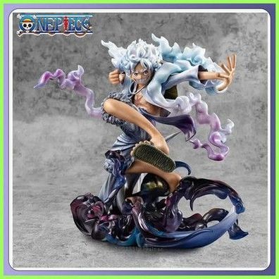 One Piece Figur Luffy Gear 5 Nika 20cm Anime PVC Actionfigur Statue Modell Deko