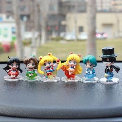 Sailor Moon Q Figur Anime Cartoon Jupiter Makoto Venus Minako Tsukino Kaninchen