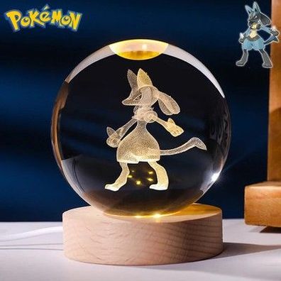Pokemon 3D Kristall Ball Figur Spielzeug Blastoise Scyther Garchomp Greninja Lug
