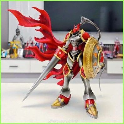 Digimon Figur Gallantmon 40cm Anime Statue Dukemon Guilmon Royal Knights Sammlun