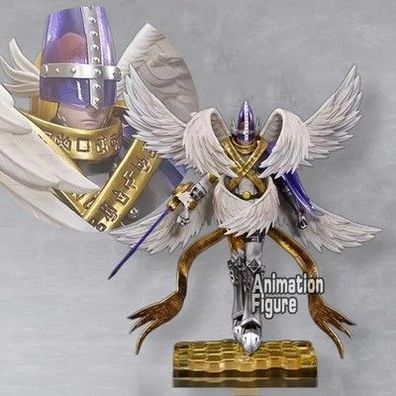 Digimon Adventure Figur HolyAngemon 22cm Anime PVC Actionfigur Statue Modell Dek