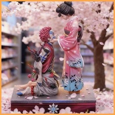 Demon Slayer Akaza Koyuki GK Figur Pop Art Anime Sammler Modell