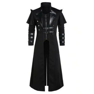 Vintage Halloween Mittelalter Steampunk Assassin Elfen Piratenkostüm Erwachsene