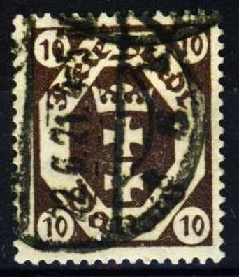 DANZIG 1921 Nr 74X gestempelt X130EAA