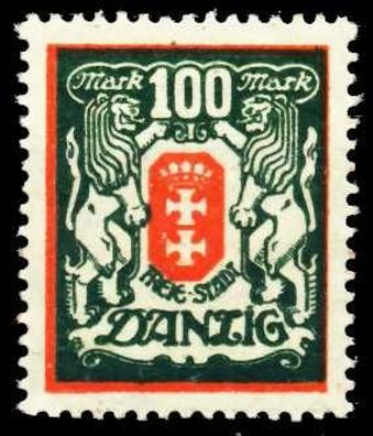 DANZIG 1923 Nr 128YF ungebraucht X4D9C4E