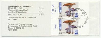 Schweiz Markenheft PJ Nr MH 0-099 ESST X51613E