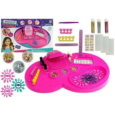LeanToys Kosmetikset für Nägel mit Trockner und Nagellacken