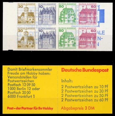 BRD Markenheftchen Nr MH 23e postfrisch SA13A12