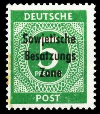 SBZ ALLG. Ausgaben Nr 207a postfrisch X6774C2