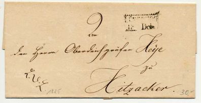 Altdeutschland Vorphila BRIEF Lüneburg X72544A