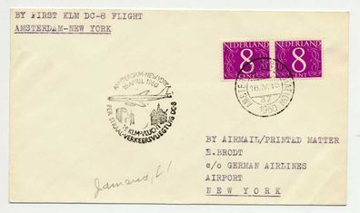 Flugpost ALLE WELT Nr KLM Special FLIGHT BRIEF M X7430A6