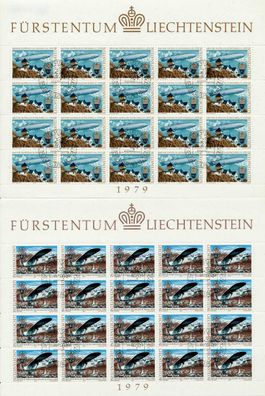 Liechtenstein BLOCK Kleinbogen Nr 723KB-724KB E S54532E
