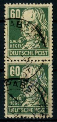 SBZ ALLG. Ausgaben Nr 225a gestempelt SENKR PAAR X8E1076