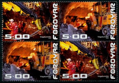 FÄRÖER Nr 446-447 postfrisch Viererblock X90E306