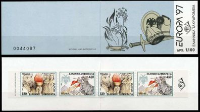 Griechenland Markenheft Nr MH 20 postfrisch X91E6DE