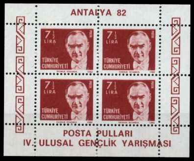TÜRKEI Block 22A postfrisch X92E38E