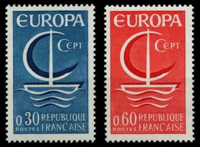 Frankreich 1966 Nr 1556-1557 postfrisch X933ABA