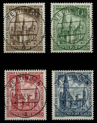 BERLIN 1953 Nr 106-109 zentrisch gestempelt X6A9092