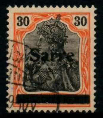 Saargebiet Germania Nr 10xI NI gestempelt gepr. X6D3ACA