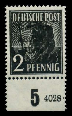 SBZ Allgemeine Ausgabe Nr 182 HAN 4028... postfrisch UR X748F22