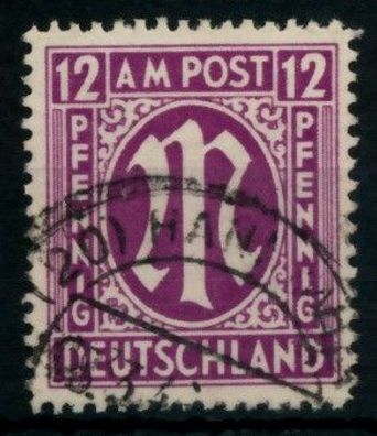 BIZONE AM-POST Nr 15aAz gestempelt X763642