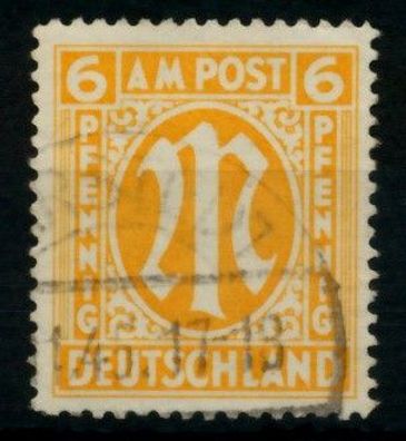 BIZONE AM-POST Nr 13-Az gestempelt X76376E