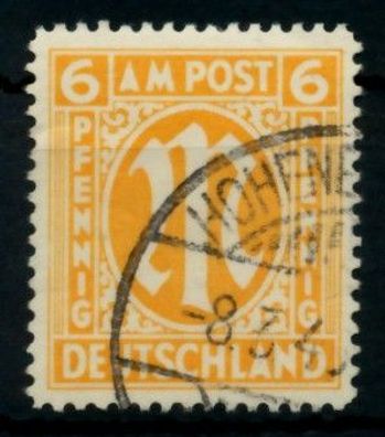 BIZONE AM-POST Nr 13-Az gestempelt X7637AE