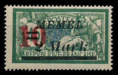 MEMEL 1923 Nr 121 postfrisch X76D026
