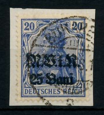 BES 1WK D-MV Rumänien Nr 6b gestempelt Briefstück X774266