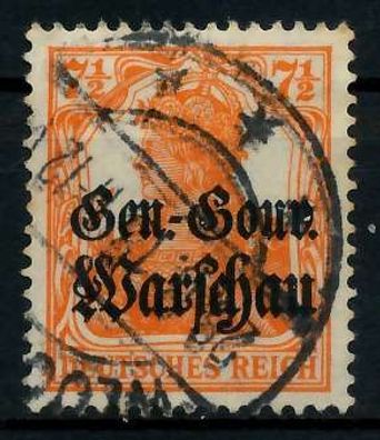 BES 1WK D-POST IN POLEN Nr 9c gestempelt X77693A