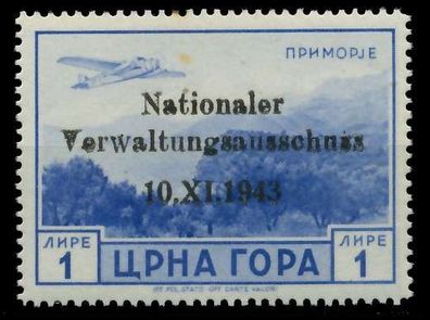 BES. 2WK Montenegro Nr 16 postfrisch gepr. X7DCCF2