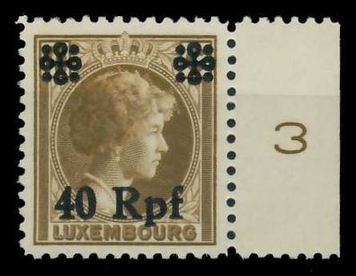 BES. 2WK Luxemburg Nr 28 postfrisch SRA X82B042