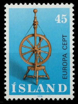 ISLAND 1976 Nr 515 postfrisch X04562E