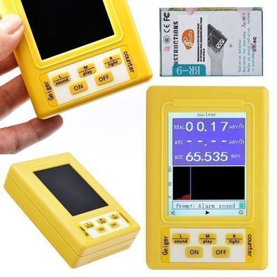 Rosfix Geigerzähler XR3 BR-9C – Digital, Präzision | 0–99,99 ?Sv/h, USB